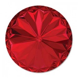 NEW! 2 Swarovski Crystal (1122) Scarlet Foiled Rivoli Stones 12mm ~ Ideal For Frames & Embellishments 